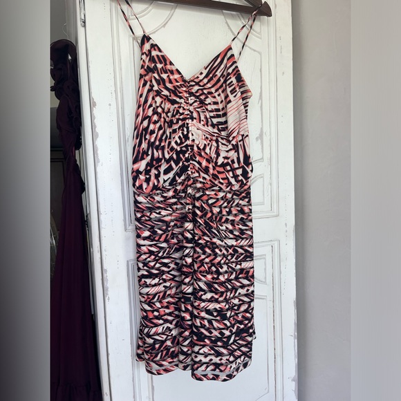 PARKER A line silk dress - Picture 1 of 6